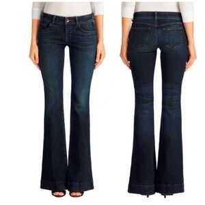 J Brand Y2K Vintage Love Story Flare Jeans in Pure Dark Wash Size 26